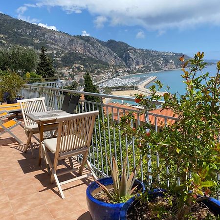 Villa L'Ensoleillee Vue Panoramique Mer, 250 M De La Plage Et Du Centre Ville Ментона Экстерьер фото