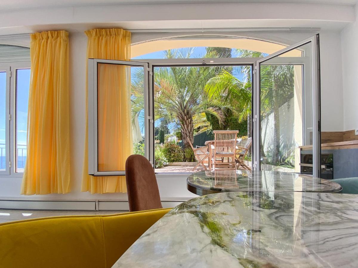 Villa L'Ensoleillee Vue Panoramique Mer, 250 M De La Plage Et Du Centre Ville Ментона Экстерьер фото