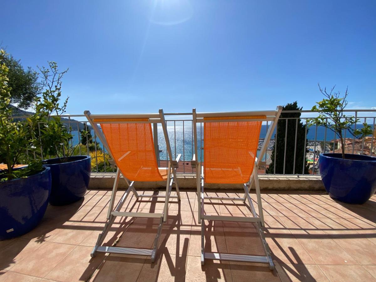 Villa L'Ensoleillee Vue Panoramique Mer, 250 M De La Plage Et Du Centre Ville Ментона Экстерьер фото