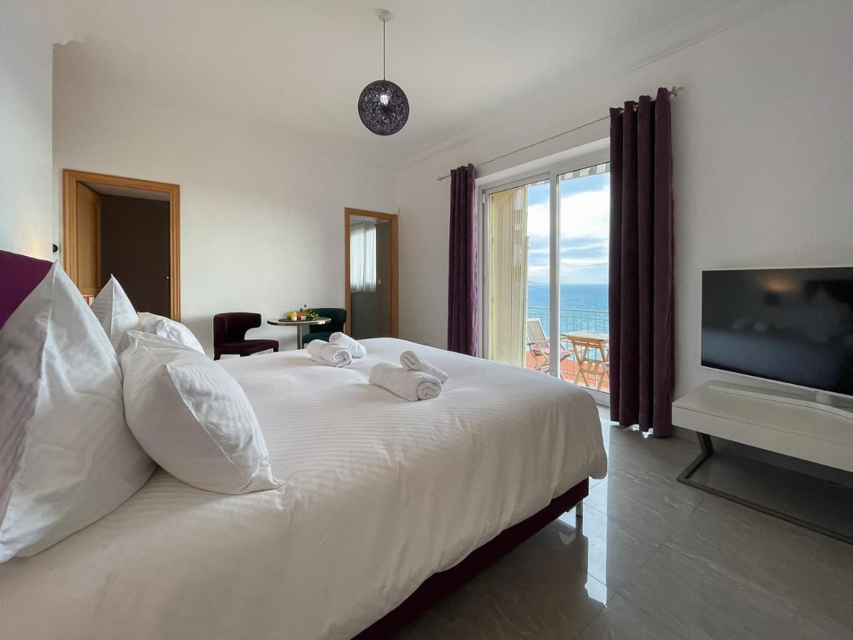 Villa L'Ensoleillee Vue Panoramique Mer, 250 M De La Plage Et Du Centre Ville Ментона Экстерьер фото