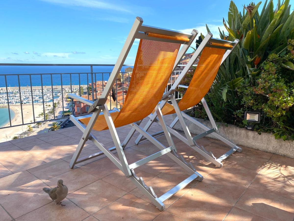 Villa L'Ensoleillee Vue Panoramique Mer, 250 M De La Plage Et Du Centre Ville Ментона Экстерьер фото